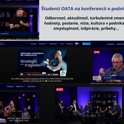 Študenti OATA na konferencii o podnikaní